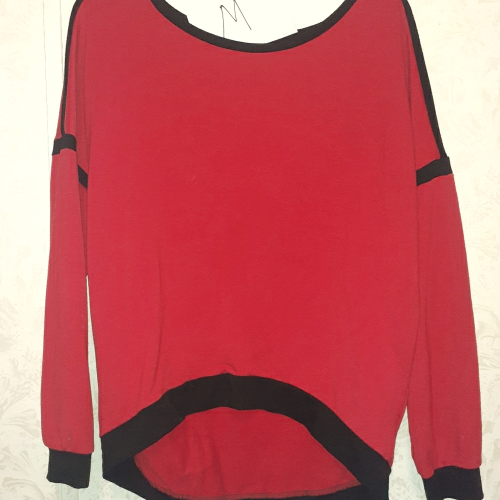Red Long Sleeve Shirt